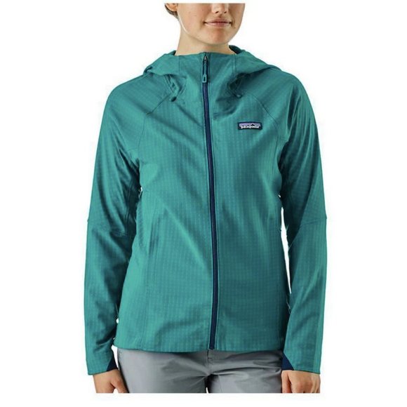 Patagonia Jackets & Blazers - Patagonia R1 TechFace Hoody Jacket in Elwha Blue